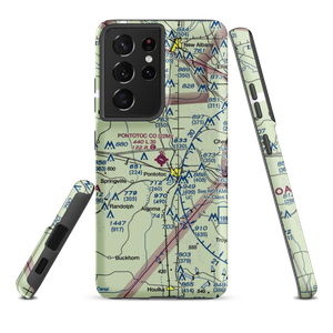 Pontotoc County Airport (22M) VFR Sectional Samsung Phone Case