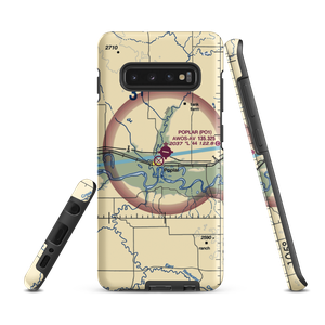 Poplar Airport (42S) VFR Sectional Samsung Phone Case