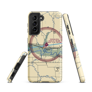 Poplar Airport (42S) VFR Sectional Samsung Phone Case