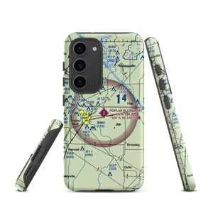 Poplar Bluff Municipal Airport (POF) VFR Sectional Samsung Phone Case