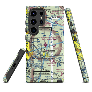 Poplar Grove Airport (C77) VFR Sectional Samsung Phone Case