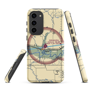 Poplar Muni Airport (PO1) VFR Sectional Samsung Phone Case