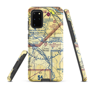 Poplar Point Airport (ID42) VFR Sectional Samsung Phone Case