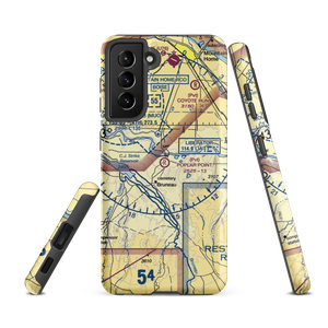 Poplar Point Airport (ID42) VFR Sectional Samsung Phone Case