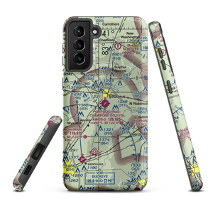 Port-Bucyrus-Crawford County Airport (17G) VFR Sectional Samsung Phone Case