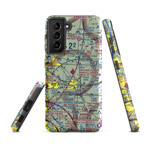 Portage County Airport (POV) VFR Sectional Samsung Phone Case