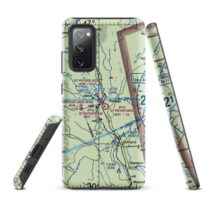 Portage Lake Municipal Seaplane Base (87B) VFR Sectional Samsung Phone Case