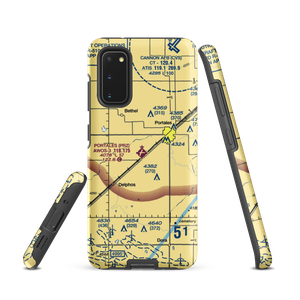 Portales Municipal Airport (PRZ) VFR Sectional Samsung Phone Case