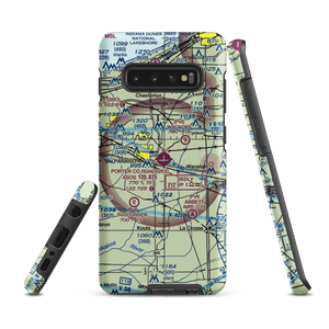 Porter County Municipal Airport (VPZ) VFR Sectional Samsung Phone Case