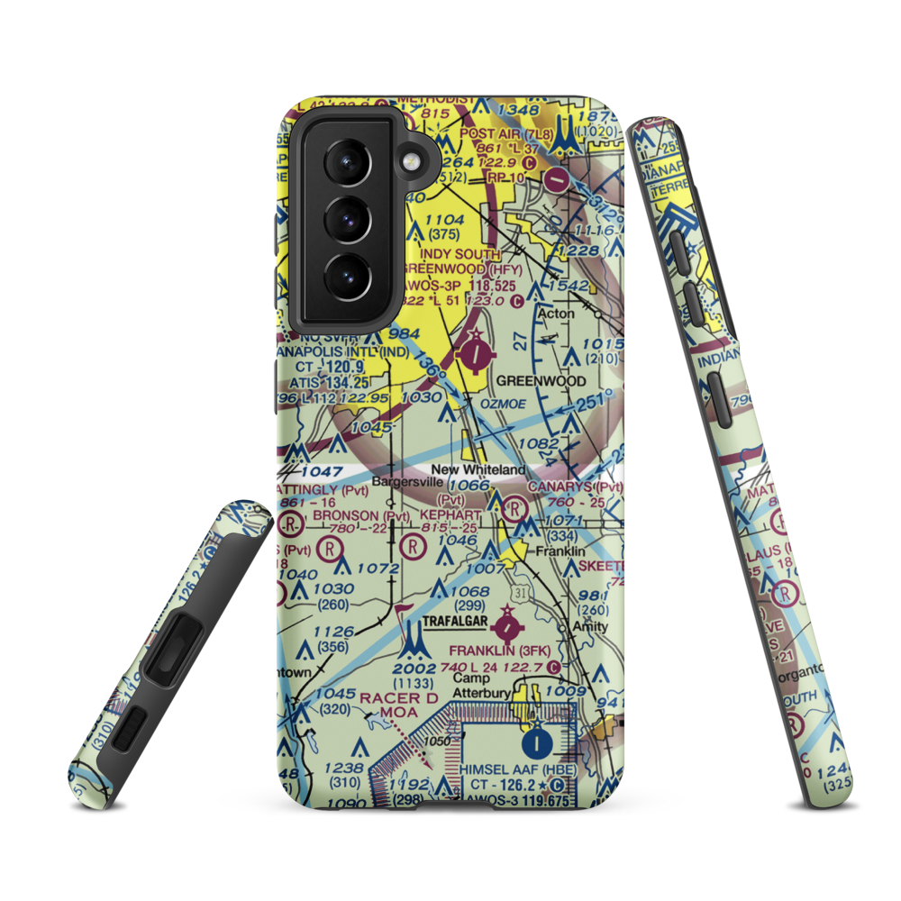Porter Field (7II0) VFR Sectional Samsung Phone Case Samsung Galaxy S21 Ultra model shown