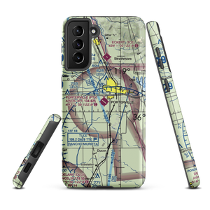 Porterville Municipal Airport (PTV) VFR Sectional Samsung Phone Case