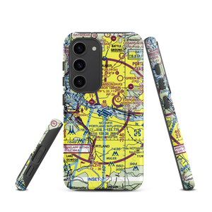 Portland International Airport (PDX) VFR Sectional Samsung Phone Case