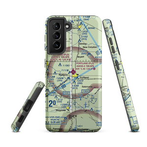 Portland Municipal Airport (PLD) VFR Sectional Samsung Phone Case