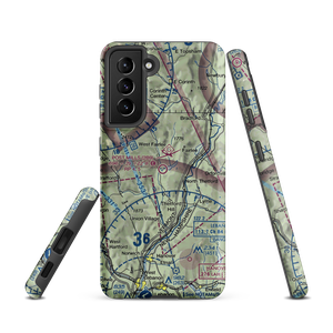 Post Mills Airport (2B9) VFR Sectional Samsung Phone Case