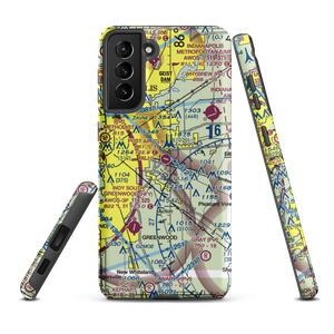 Post-Air Airport (7L8) VFR Sectional Samsung Phone Case