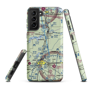 Powderly Airport (US-0131) VFR Sectional Samsung Phone Case
