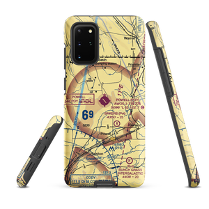 Powell Municipal Airport (POY) VFR Sectional Samsung Phone Case