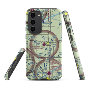 Prague Municipal Airport (O47) VFR Sectional Samsung Phone Case