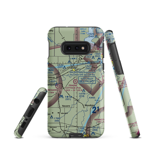 Prairie Cottage Airport (8KS8) VFR Sectional Samsung Phone Case