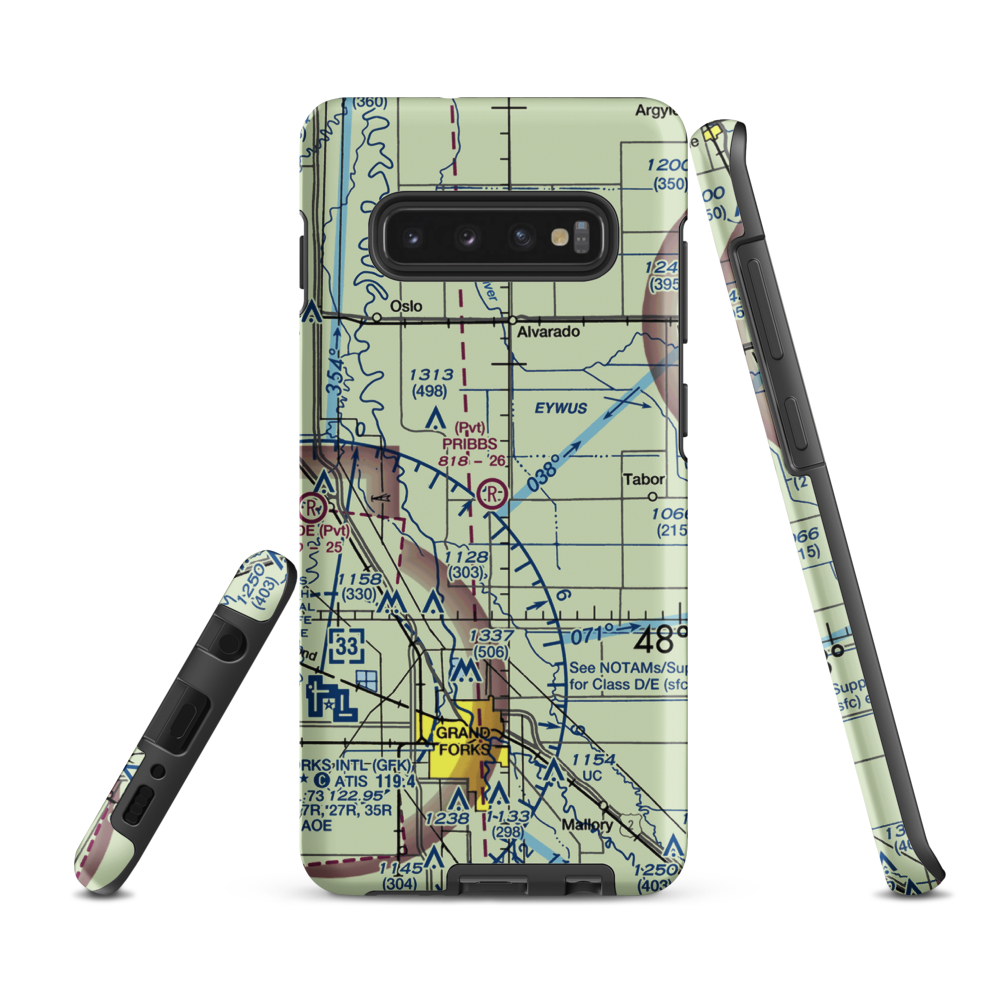 Pribbs Field (2MN0) VFR Sectional Samsung Phone Case Samsung Galaxy S10 Plus model shown