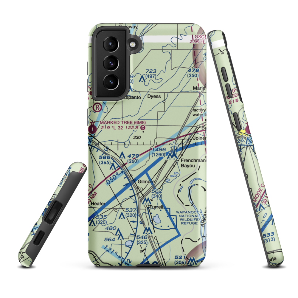 Price Field (80AR) VFR Sectional Samsung Phone Case Samsung Galaxy S21 Plus model shown