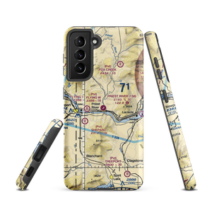 Priest River Municipal Airport (1S6) VFR Sectional Samsung Phone Case