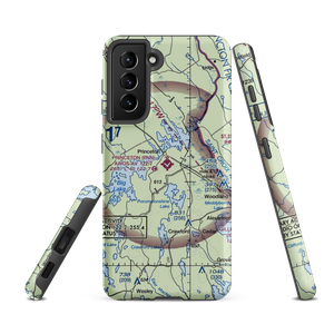 Princeton Municipal Airport (PNN) VFR Sectional Samsung Phone Case