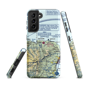 Princeville Airport (HPV) VFR Sectional Samsung Phone Case