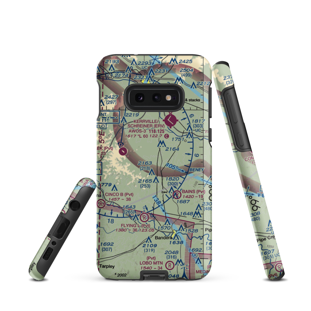 Prison Canyon Ranch Airport (US-0157) VFR Sectional Samsung Phone Case Samsung Galaxy S10e model shown