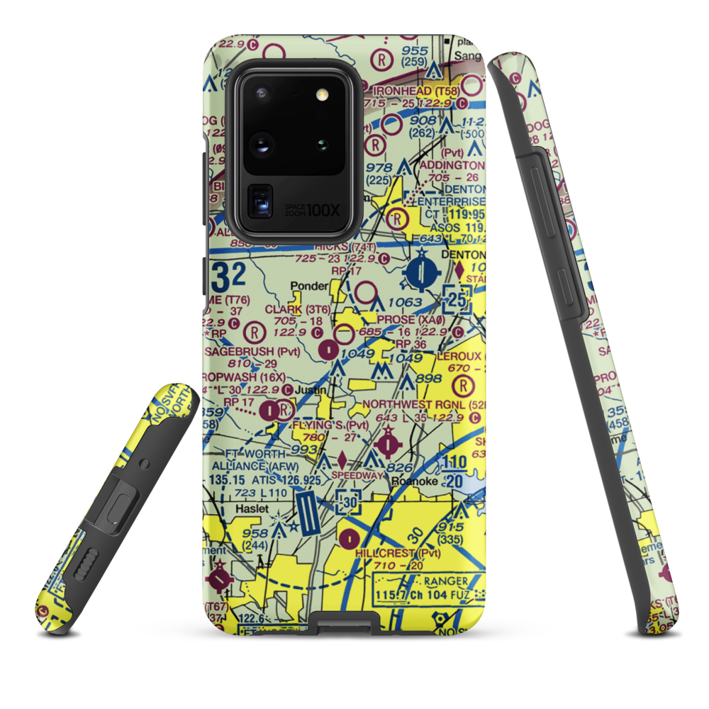 Prose Field (XA00) VFR Sectional Samsung Phone Case Samsung Galaxy S20 Ultra model shown