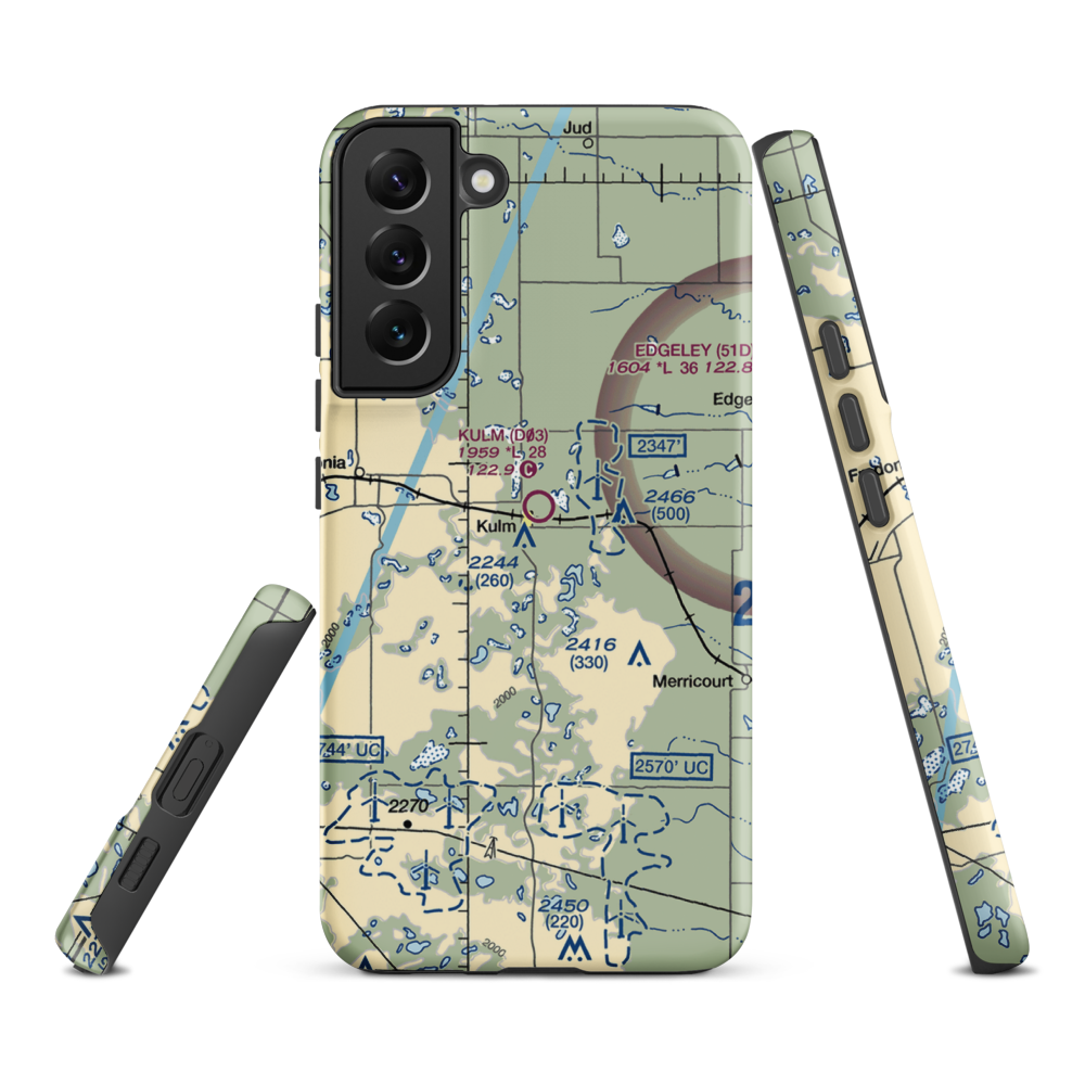 Pruetz Municipal Airport (5K9) VFR Sectional Samsung Phone Case Samsung Galaxy S22 Plus model shown