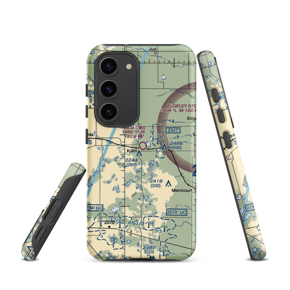 Pruetz Municipal Airport (5K9) VFR Sectional Samsung Phone Case Samsung Galaxy S23 model shown