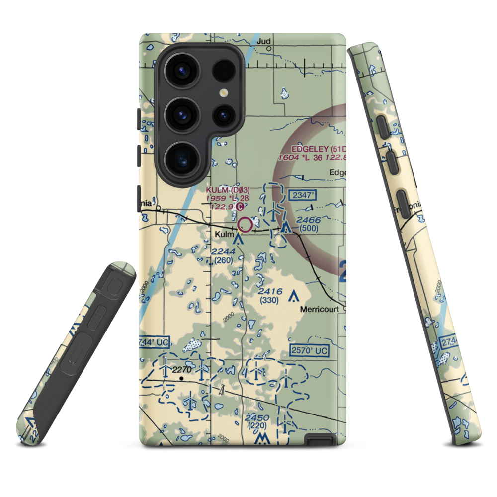Pruetz Municipal Airport (5K9) VFR Sectional Samsung Phone Case Samsung Galaxy S23 Ultra model shown