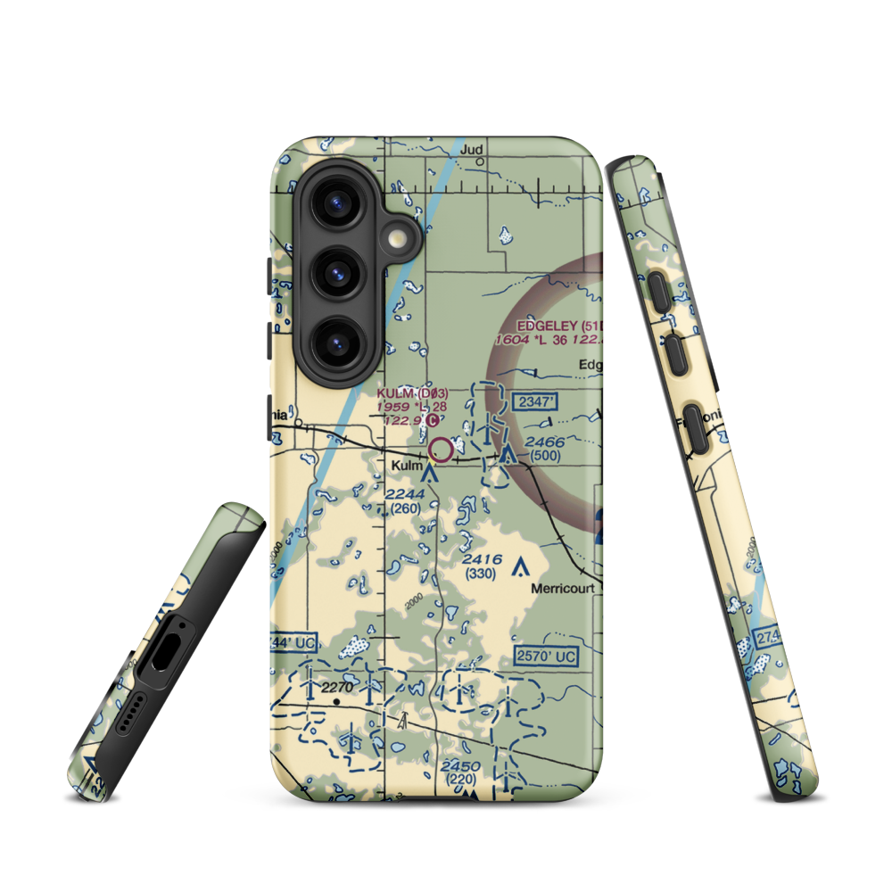 Pruetz Municipal Airport (5K9) VFR Sectional Samsung Phone Case Samsung Galaxy S24 model shown