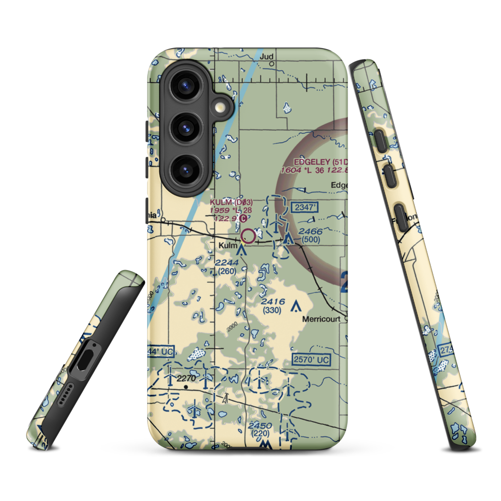 Pruetz Municipal Airport (5K9) VFR Sectional Samsung Phone Case Samsung Galaxy S24 Plus model shown