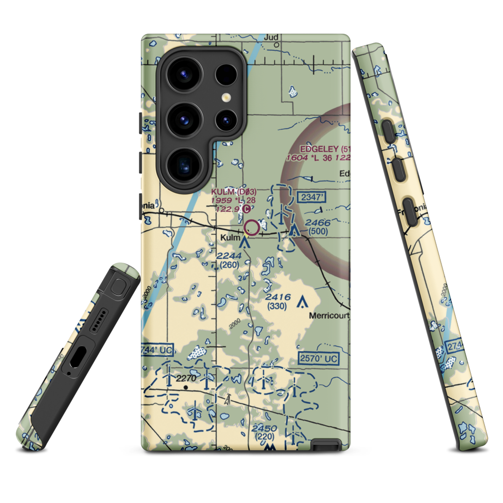 Pruetz Municipal Airport (5K9) VFR Sectional Samsung Phone Case Samsung Galaxy S24 Ultra model shown
