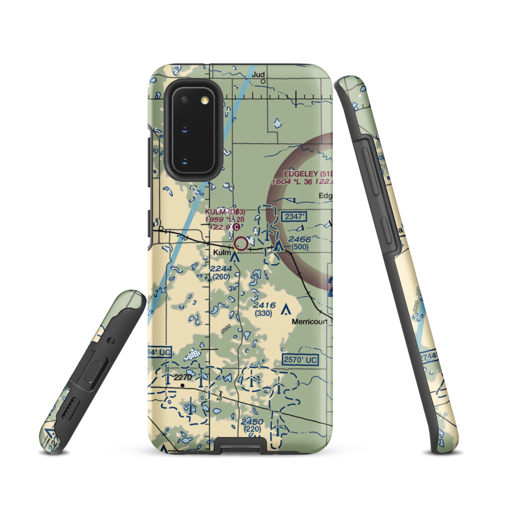 Pruetz Municipal Airport (5K9) VFR Sectional Samsung Phone Case Samsung Galaxy S20 model shown