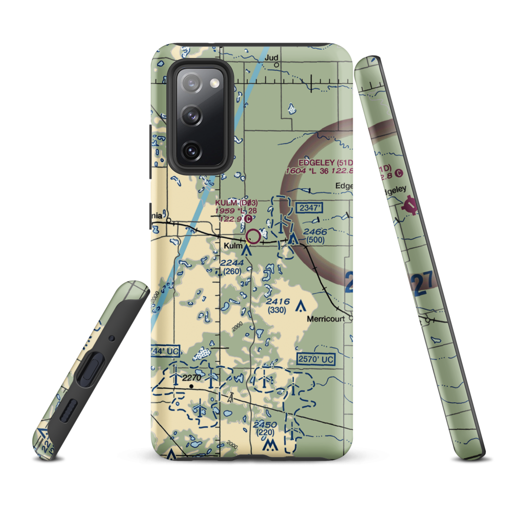 Pruetz Municipal Airport (5K9) VFR Sectional Samsung Phone Case Samsung Galaxy S20 FE model shown