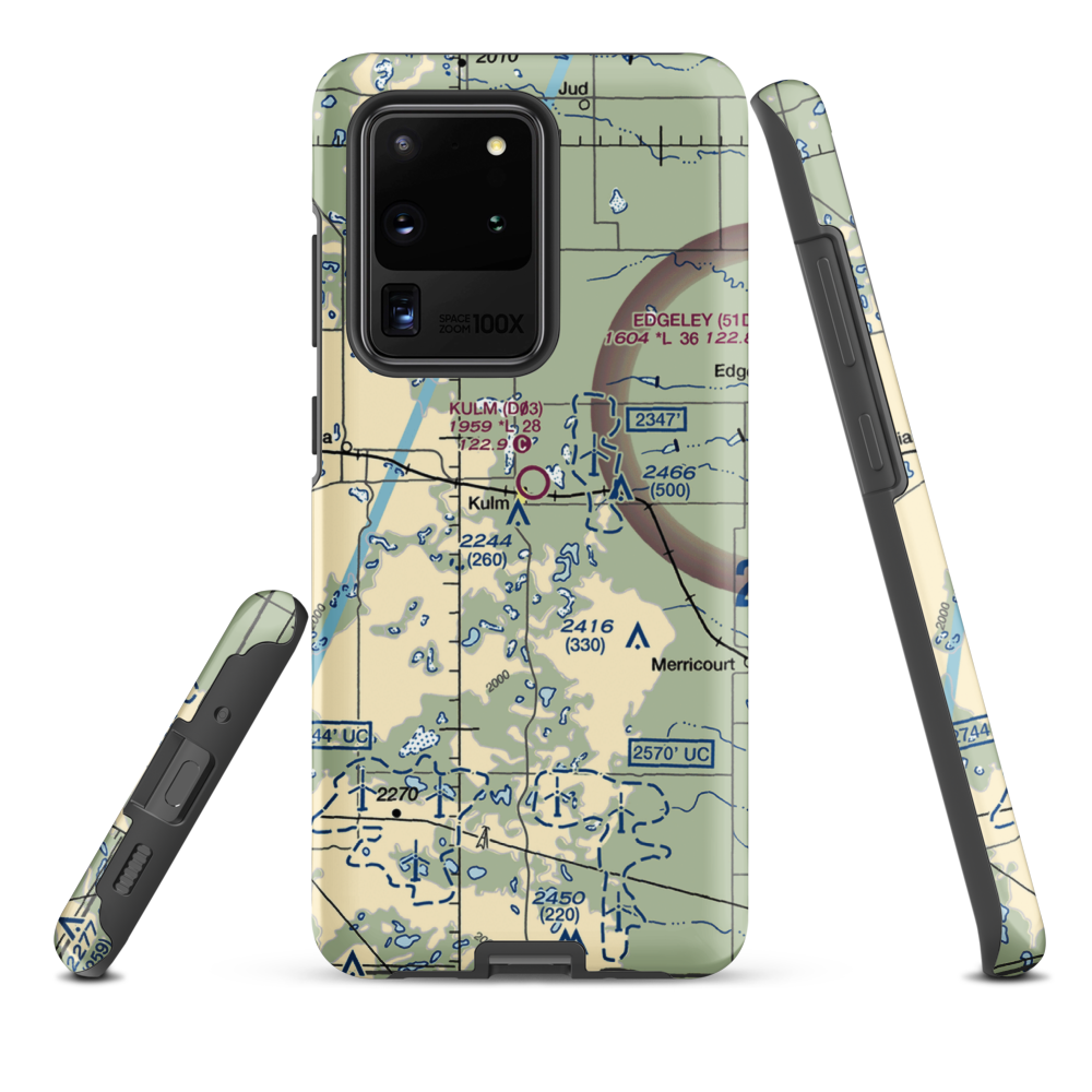 Pruetz Municipal Airport (5K9) VFR Sectional Samsung Phone Case Samsung Galaxy S20 Ultra model shown