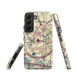 Pullman Moscow Regional Airport (PUW) VFR Sectional Samsung Phone Case