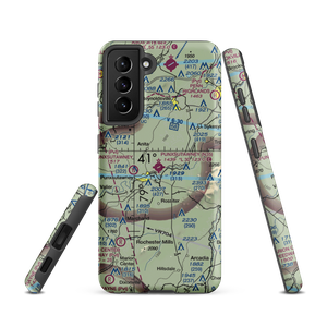 Punxsutawney Municipal Airport (N35) VFR Sectional Samsung Phone Case