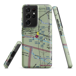 Quanah Municipal Airport (F01) VFR Sectional Samsung Phone Case