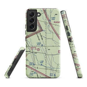 R & J Livestock County Airport (TA82) VFR Sectional Samsung Phone Case