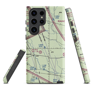 R & J Livestock County Airport (TA82) VFR Sectional Samsung Phone Case