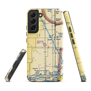 R J C Farms Inc Airport (SN55) VFR Sectional Samsung Phone Case