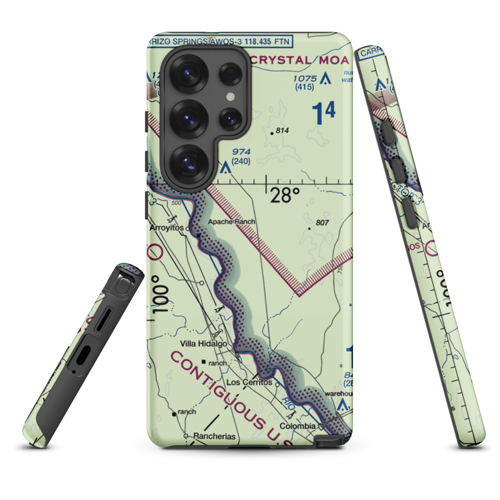 Rachal Airport (8XS2) VFR Sectional Samsung Phone Case Samsung Galaxy S25 Ultra model shown