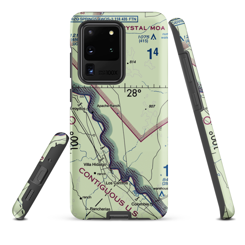 Rachal Airport (8XS2) VFR Sectional Samsung Phone Case Samsung Galaxy S20 Ultra model shown