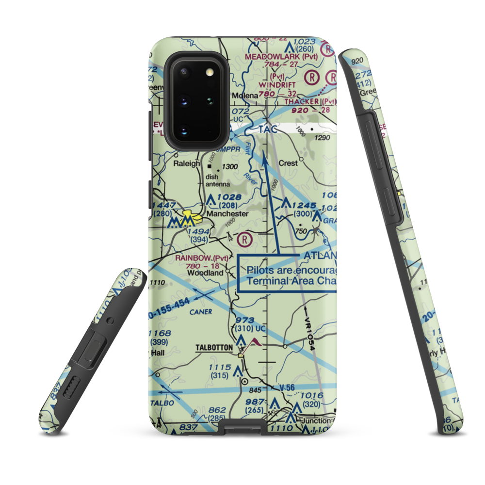 Rainbow Field (6GE2) VFR Sectional Samsung Phone Case Samsung Galaxy S20 Plus model shown