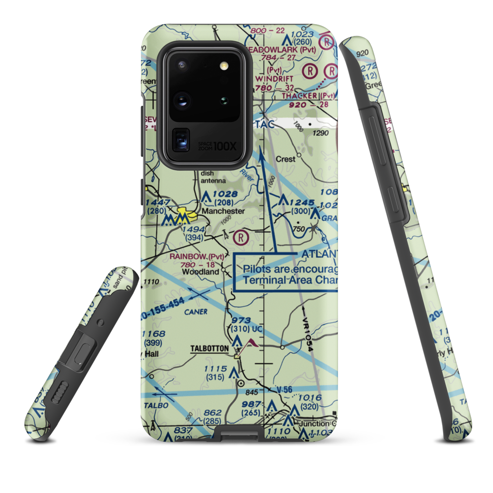 Rainbow Field (6GE2) VFR Sectional Samsung Phone Case Samsung Galaxy S20 Ultra model shown