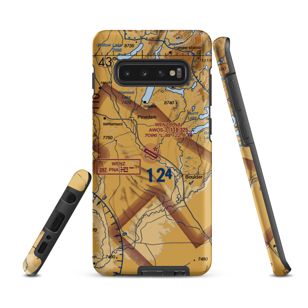 Ralph Wenz Field (PNA) VFR Sectional Samsung Phone Case Samsung Galaxy S10 Plus model shown